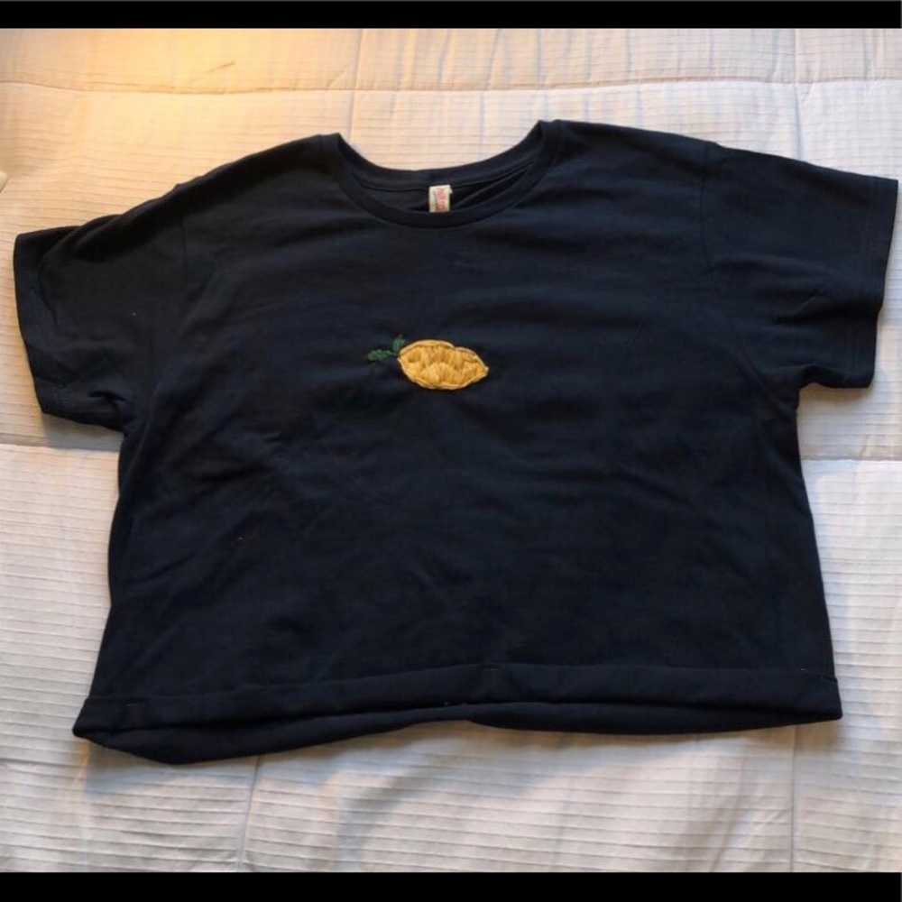 Embroirdered Lemon TShirt